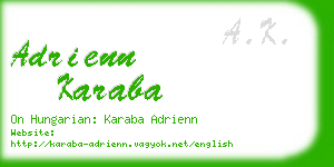 adrienn karaba business card